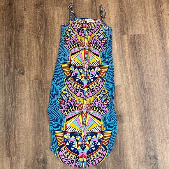 Mara Hoffman Mufasa Bold Print Mod Midi Sun Dress XS - Picture 4 of 13